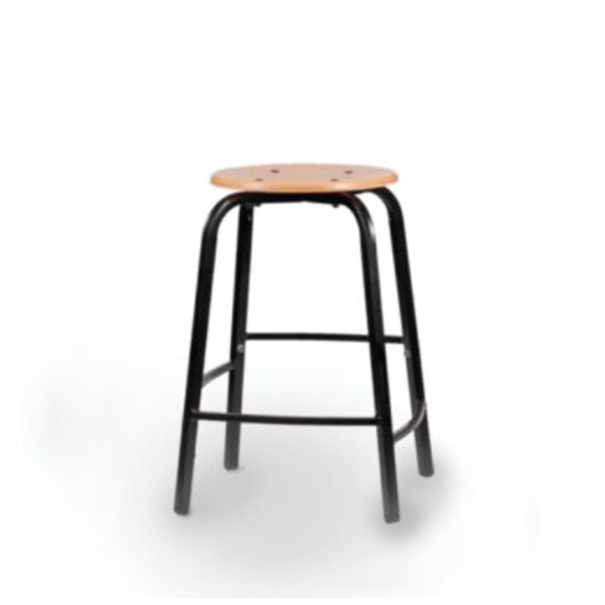 Stapelbare Tabouret met verspringende voetsteun