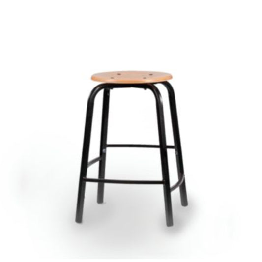 Stapelbare Tabouret met verspringende voetsteun